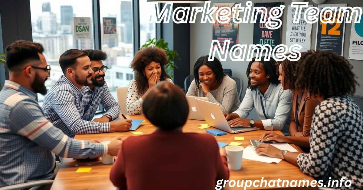 Marketing Team Names