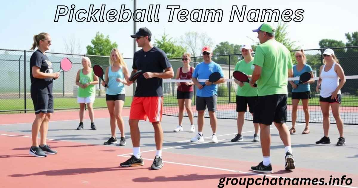 Pickleball Team Names