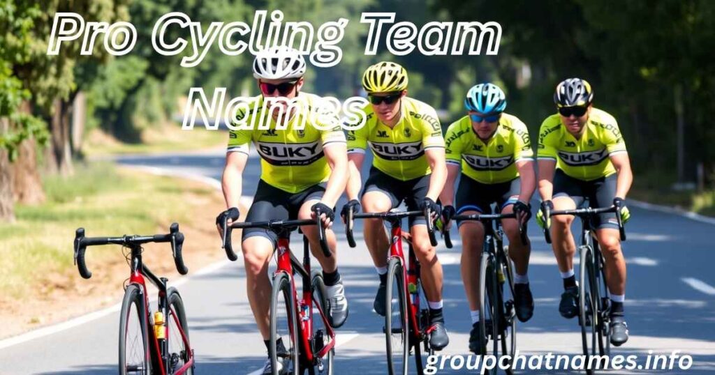 Pro Cycling Team Names