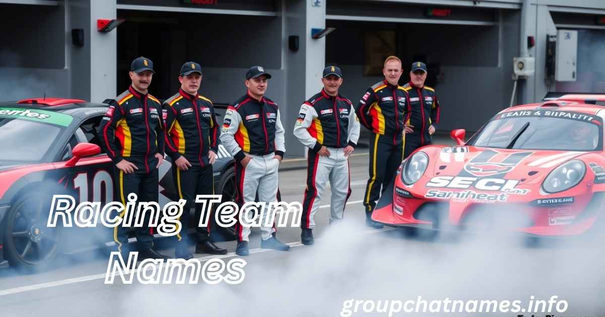 Racing Team Names