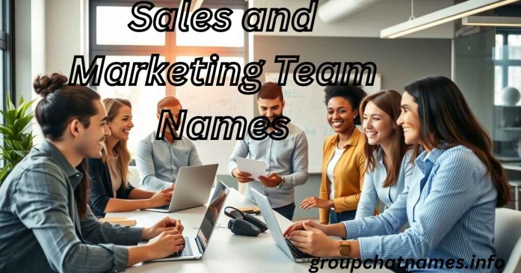 Sales and Marketing Team Names