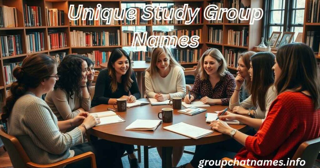 Unique Study Group Names
