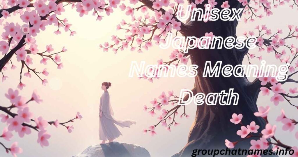 Unisex Japanese Names Meaning Death
