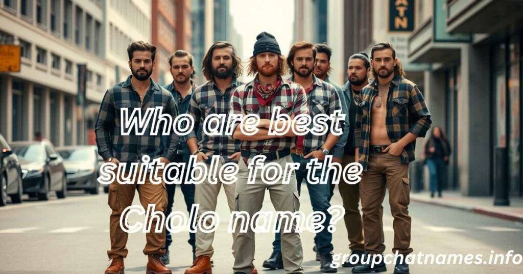 Who are best suitable for the Cholo name?