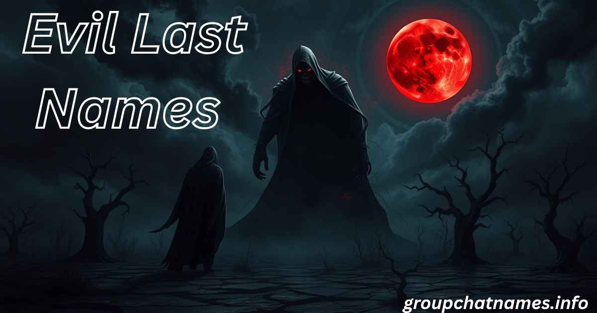 Evil Last Names