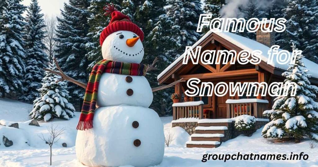 Famous Names for Snowman