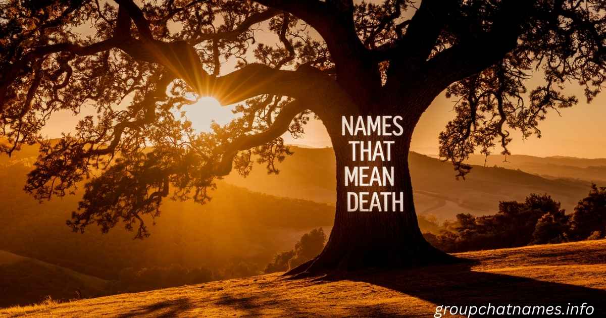 Names That Mean Death